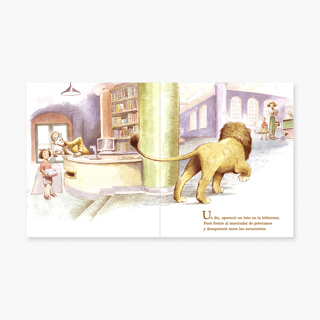 León de biblioteca - Imagen 2